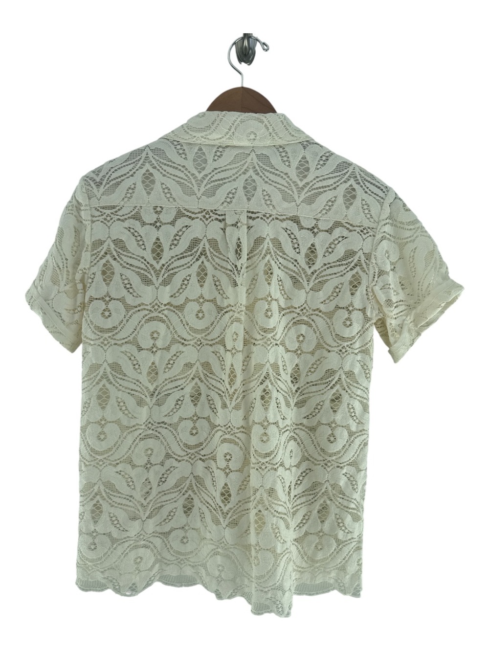 Anthropologie Maeve Lace Surf Shirt - Picture 9 of 9